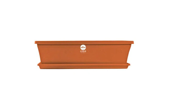 Plant Pot Plastic Sill Planter SEBOR-𝐿50𝑐𝑚-Terracotta