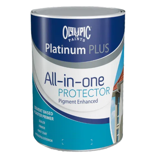 Plaster Primer Solvent Based ALL-IN-ONE Olympic-5ℓ-White-