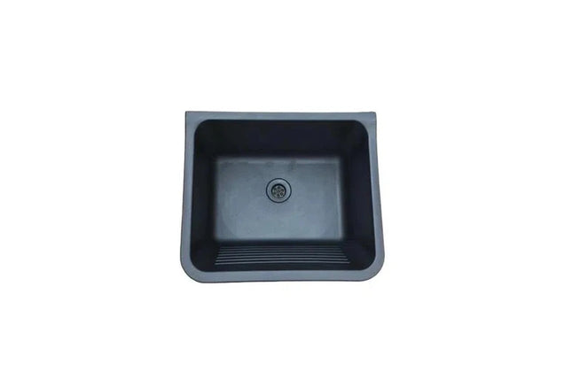Plastic Wash Trough Single-Black