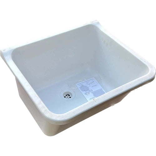 Plastic Wash Trough Single-Sanware-GD-White-diyshop.co.za