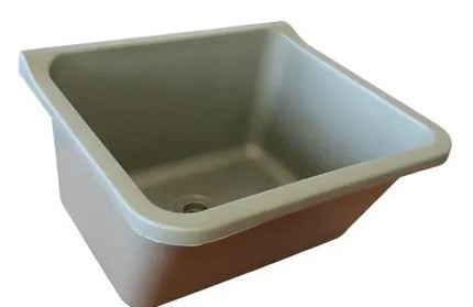 Plastic Wash Trough Single-Marble Grey