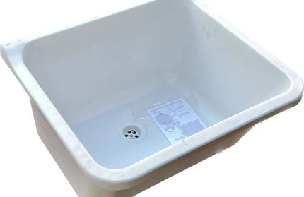 Plastic Wash Trough Single-White