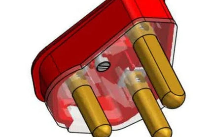 Plug Top 3pin Red Dedicated-Default Title