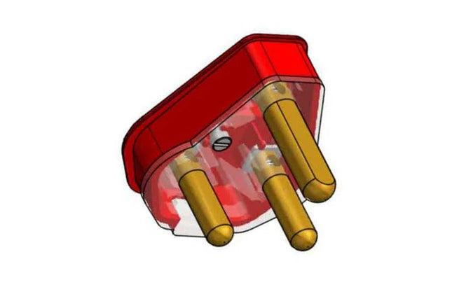Plug Top 3pin Red Dedicated-Default Title