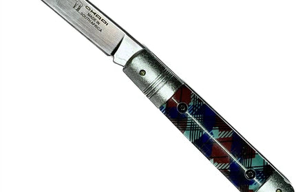 Pocket Knife Tartan Silver Okapi-Default Title