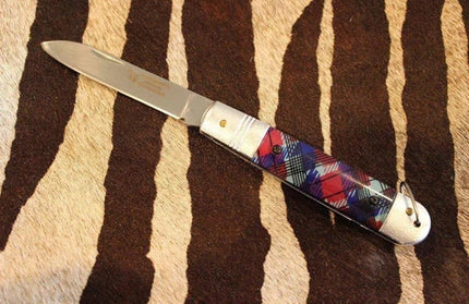 Pocket Knife Tartan Silver Okapi-