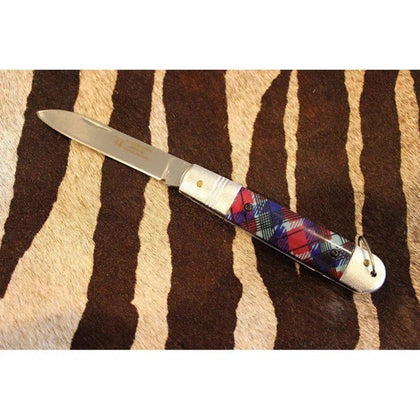Pocket Knife Tartan Silver Okapi-