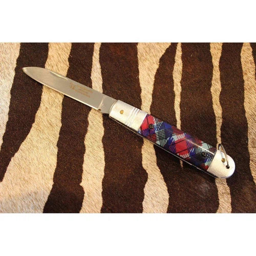 Pocket Knife Tartan Silver Okapi-
