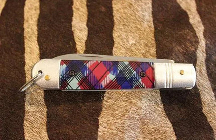 Pocket Knife Tartan Silver Okapi-