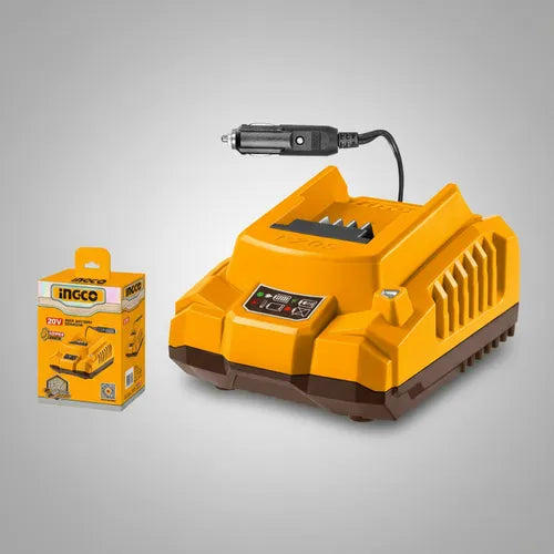 Power Tool Charger 𝑃20ˢ iNGCO-2𝐴 Single (Cigerette Lighter Port 12-24𝑉DC)