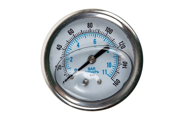 Pressure Gauge Oil Filled for Pressure Pump-60𝑚𝑚 x1/4"M/11℔