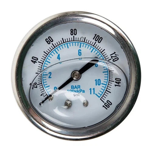 Pressure Gauge Oil Filled for Pressure Pump-60𝑚𝑚 x1/4"M/11℔-