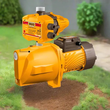 Pressure Pump Jet Self Priming iNGCO-0.75𝑘𝑊/1.7𝑚³ℓ𝑝𝒉/𝐻25𝑚/2.7℔ + Ctrl-