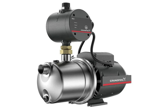 Pressure Pump Jet Self Priming JP 3-42 PM1 Grundfos-0.55𝑘𝑊/3𝑚³ℓ𝑝𝒉/𝐻18𝑚/2.7℔ + Ctrl