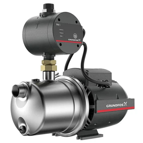 Pressure Pump Jet Self Priming JP 3-42 PM1 Grundfos-0.55𝑘𝑊/3𝑚³ℓ𝑝𝒉/𝐻18𝑚/2.7℔ + Flow Switch-