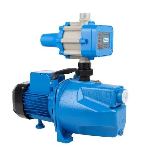 Pressure Pump Jet Self Priming Pascali-0.75𝑘𝑊/2.5𝑚³ℓ𝑝𝒉/𝐻21𝑚/2.7℔ + Ctrl-