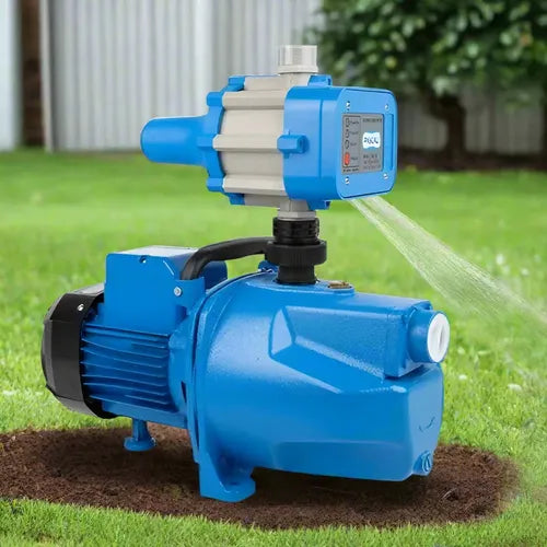 Pressure Pump Jet Self Priming Pascali-0.75𝑘𝑊/2.5𝑚³ℓ𝑝𝒉/𝐻21𝑚/2.7℔ + Ctrl-