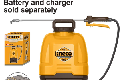 Pressure Sprayer Knapsack Cordless 𝑃20ˢ iNGCO-Tool Only-
