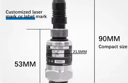 Pressure Transducer for VSD Pumps OULD-0-10 Bar-