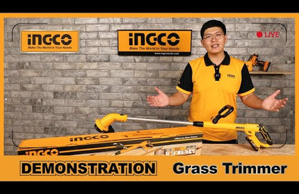 Testing INGCO Grass Trimmer CGTLI20018 – official INGCO Global video