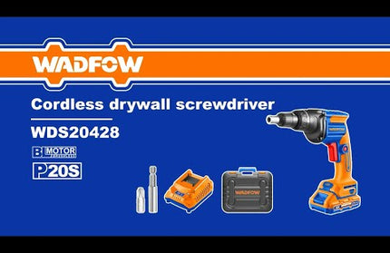WADFOW Cordless Drywall Screwdriver WDS20428 – official WADFOW video