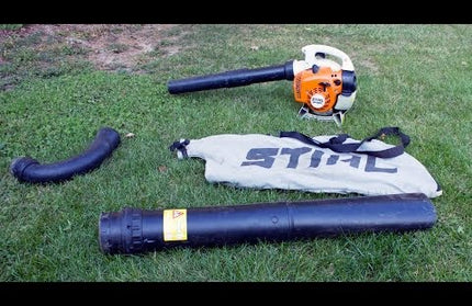 STIHL SH56 Vacuum Shredder Blower Demonstration