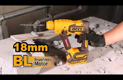 INGCO CRHLI20188 Cordless Rotary Hammer Drill – official INGCO video