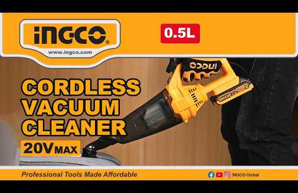20V Cordless Vacuum Cleaner Handheld INGCO CVLI201261 – official INGCO Global video