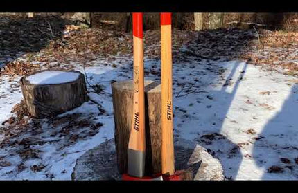 STIHL pro splitting axe demonstration