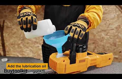 INGCO 16 Inch Cordless Chainsaw CGSLI40168 installation video