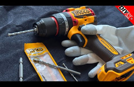 INGCO CIDLI206681 Compact Brushless Impact Drill – Metal Test