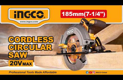 INGCO CSLI1851 Cordless Circular Saw – official INGCO video