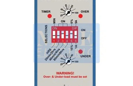 Pump Protection Relay with Overload Timer Avanti-1Phase 230v