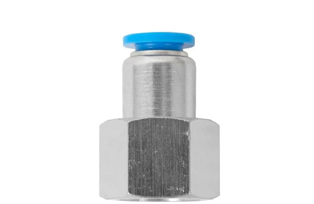 Push In PU Hose Adapter Female-4mm x 1/8"