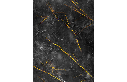 PVC Marble Hard Sheet-1.2x2.4m x 2.5mm-Black-each