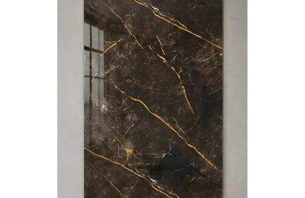 PVC Marble Hard Sheet-1.2x2.4m x 2.5mm-Black-each