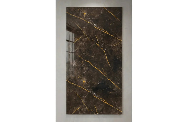 PVC Marble Hard Sheet-1.2x2.4m x 2.5mm-Black-each
