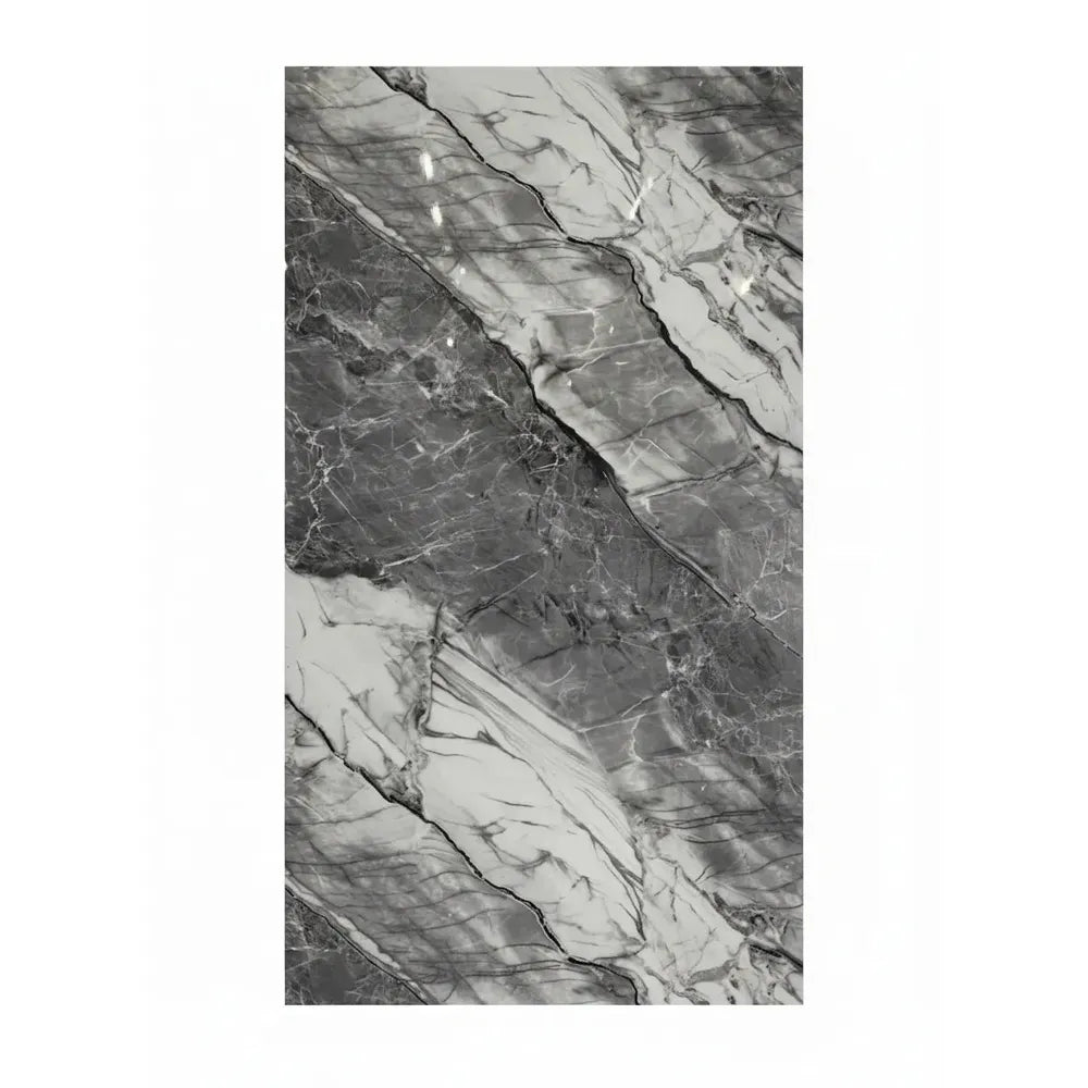 PVC Marble Hard Sheet-1.2x2.4m x 2.5mm-Charcoal-each