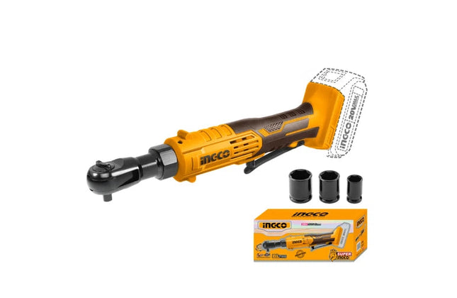 Ratchet Driver Cordless 𝑃20ˢ 3/8" 65𝑁-𝑚 iNGCO-Tool Only