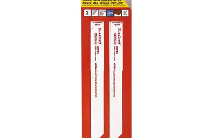 Reciprocating Saw Blades-Metal/Alu/Wood/PVC-𝐿150𝑚𝑚 x 10tpi-2 Pack