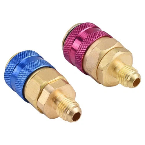 Refrigerant Quick Coupler Adapter Set R134a-Refrigerators-Hongsen-diyshop.co.za