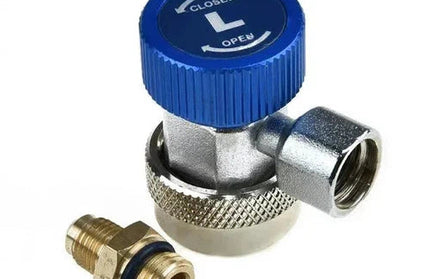 Refrigerant Quick Coupler R134a Single-Blue