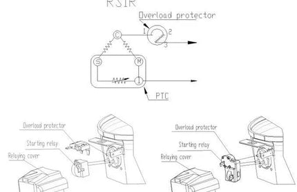 Refrigerator Compressor R600A Donper-1/6HP/140𝑊-