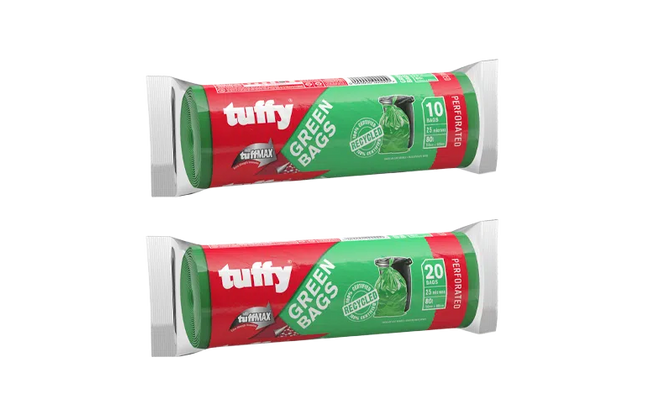 Refuse Bags Garden Tuffy-𝑝/10-Green