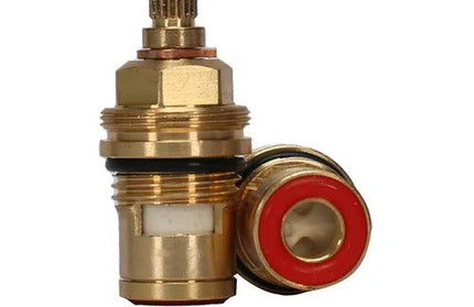 Replacement Head Part 1/4 Quarter Turn Spline Head-Left (Red)