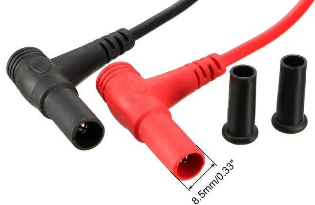 Replacement Leads for Multimeter with Croc Clips-