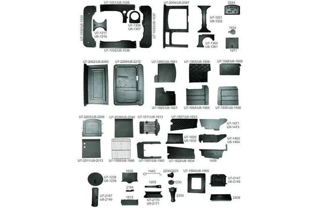 Replacement Parts for Union 7-Brick Back