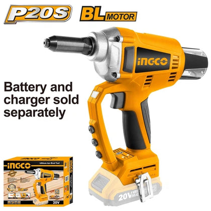 Rivet Gun Cordless 𝑃20ˢ iNGCO(discontinued)-Tool Only-