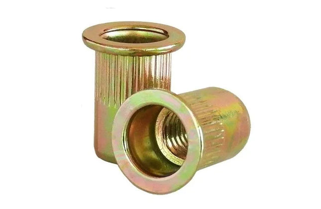 Rivet Nuts Yellow Zinc 𝑝/𝑔ram-M4(±1030/𝐾𝑔)