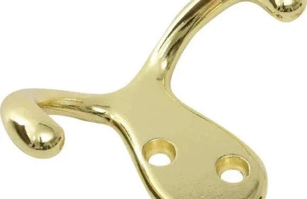 Robe Hook »-Double #338-Brass